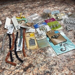 Assorted Jewelry Making Supplies